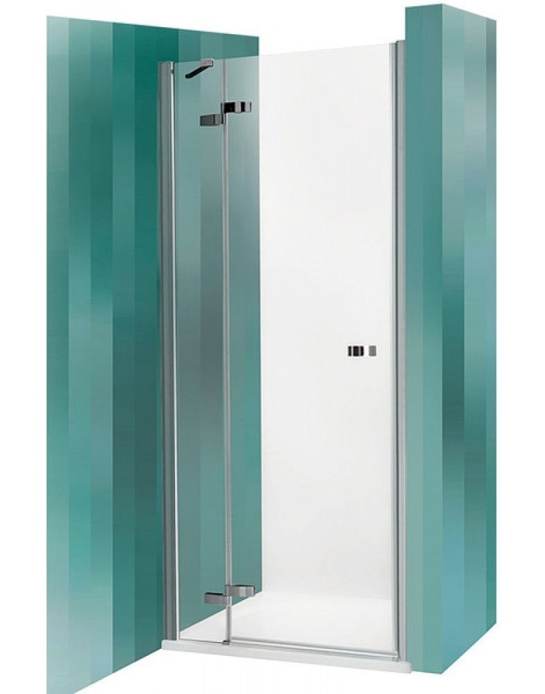 dušas durvis GDNP1, 1000 mm, h=2000, labā puse, briliants/caurspīdīgs stikls